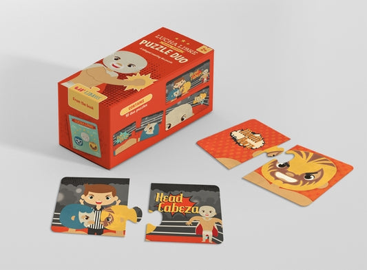 Lucha Libre: Anatomy / Anatom?a Lil' Puzzle Duo 20 Piece: A Bilingual Anatomy Puzzle Duo by Lil' Libros