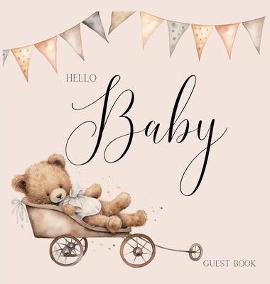 Bear Baby Shower Guest Book (hardback) by Bell, Lulu and