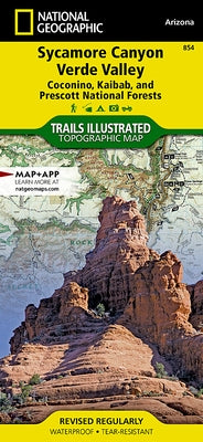 Sycamore Canyon, Verde Valley Map [Coconino, Kaibab, and Prescott National Forests] by National Geographic Maps