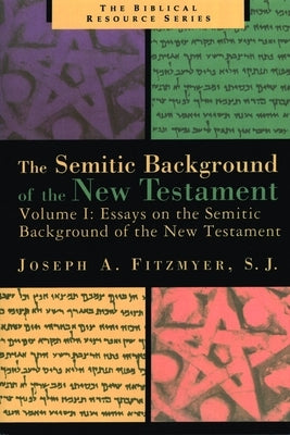 Essays on the Semitic Background of the New Testament by Fitzmyer, Joseph A.