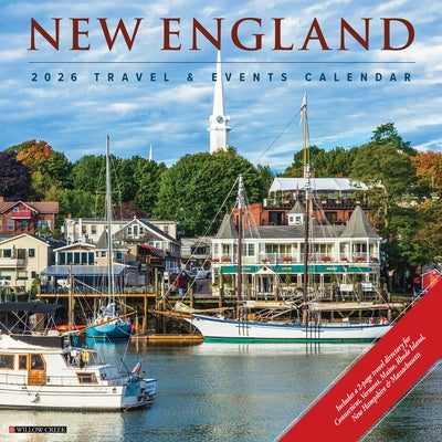 New England 2026 12 X 12 Wall Calendar by Willow Creek Press