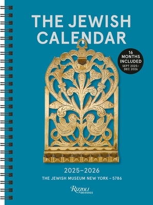 The Jewish Calendar 2025-2026 (5786) 16-Month Planner Calendar by The Jewish Museum New York