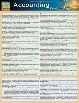 Accounting Terminology by Griffin, Michael P.