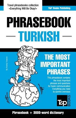 English-Turkish phrasebook and 3000-word vocabulary by Taranov, Andrey