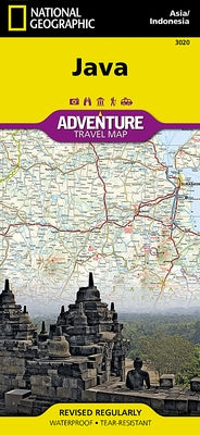 Java Map [Indonesia] by National Geographic Maps