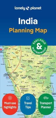 Lonely Planet India Planning Map by Planet, Lonely