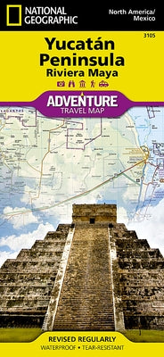 Yucatan Peninsula: Riviera Maya Map [Mexico] by National Geographic Maps