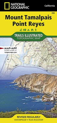 Mount Tamalpais, Point Reyes Map by National Geographic Maps