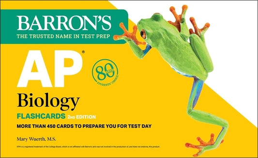 AP Biology Flashcards, Second Edition: Up-To-Date Review + Sorting Ring for Custom Study by Wuerth, Mary