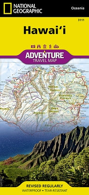 Hawaii Map by National Geographic Maps