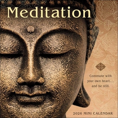 Meditation 2026 Mini Wall Calendar by Amber Lotus Publishing