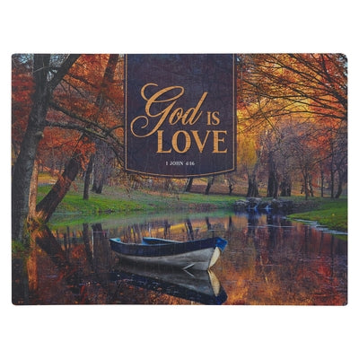 Christian Art Gifts 500 Piece Scripture Puzzle for Men, Women, & Children: God Is Love - 1 John 4:16 Inspirational Bible Verse by Christian Art Gifts