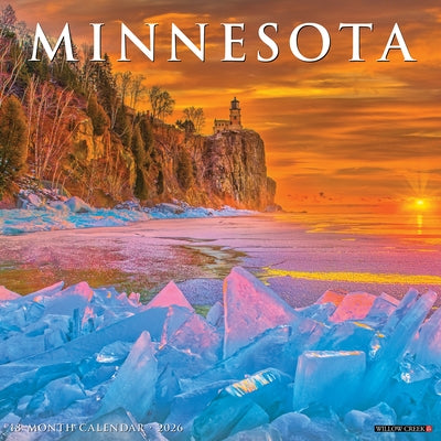 Minnesota 2026 12 X 12 Wall Calendar by Willow Creek Press