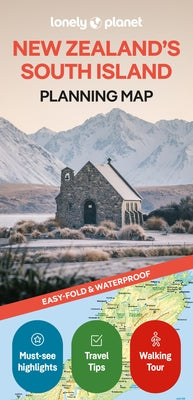 Lonely Planet New Zealand's South Island Planning Map by Planet, Lonely