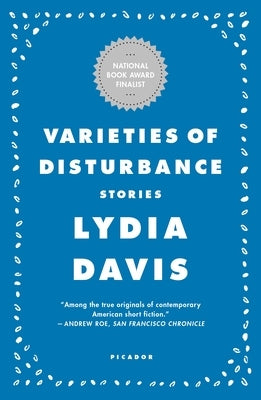 Varieties of Disturbance: Stories by Davis, Lydia