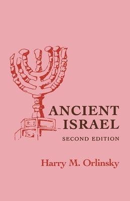 Ancient Israel by Orlinsky, Harry M.