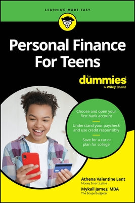 Personal Finance for Teens for Dummies by Valentine Lent, Athena