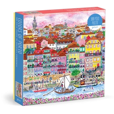 Michael Storrings Colors of Porto 500 Piece Puzzle by Galison