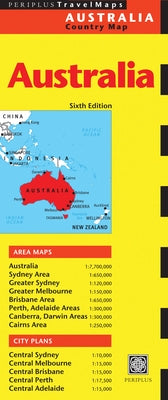 Australia Travel Map Sixth Edition by Periplus Editors