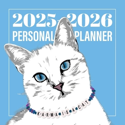 Karma is a Cat 2025-2026 Personal Planner by Bridges, Annette