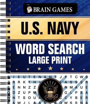 Brain Games - U.S. Navy Word Search - Large Print by Publications International Ltd