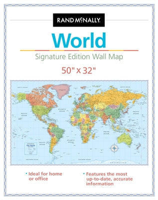 Rand McNally Signature Edition World Wall Map: Folded by Rand McNally