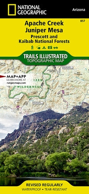 Apache Creek, Juniper Mesa Map [Prescott and Kaibab National Forests] by National Geographic Maps