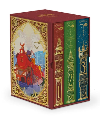 Harry Potter Books 1-3 Boxed Set (Minalima Editions) by Rowling, J. K.