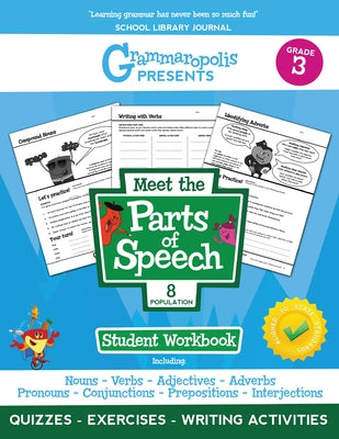 The Parts of Speech Workbook, Grade 3 by Voorhees, Coert