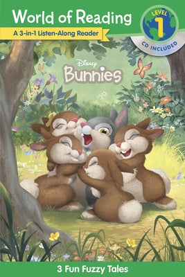 World of Reading: Disney Bunnies 3-In-1 Listen-Along Reader-Level 1: 3 Fun Fuzzy Tales [With Audio CD] by Disney Books