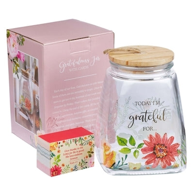 Gratitude Jar with Cards by Christian Art Gifts