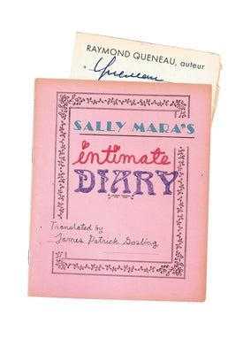 Sally Mara's Intimate Diary by Queneau, Raymond