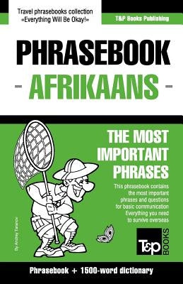 English-Afrikaans phrasebook and 1500-word dictionary by Taranov, Andrey