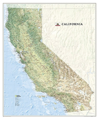 National Geographic California Wall Map - Laminated (33.5 X 40.5 In) by National Geographic Maps