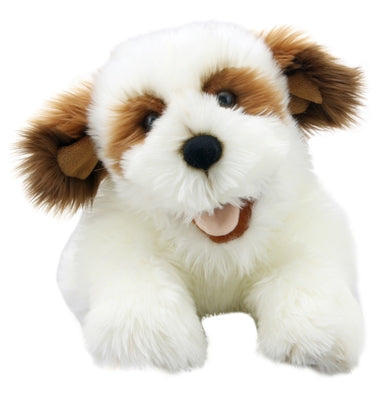 Large Full Bodied Dog Puppet: Brown & White Dog by The Puppet Company Ltd