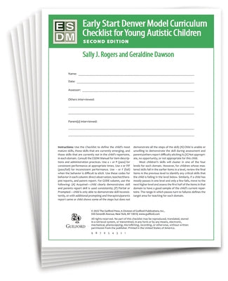 Early Start Denver Model Curriculum Checklist for Infants and Young Autistic Children by Rogers, Sally J.