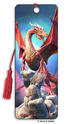 Royce 3D Bookmark - Red Dragon by Artgame