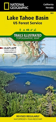 Lake Tahoe Basin Map [Us Forest Service] by National Geographic Maps