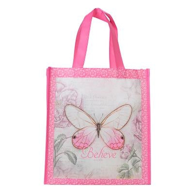 Tote Butterfly Pink Believe Ma by 