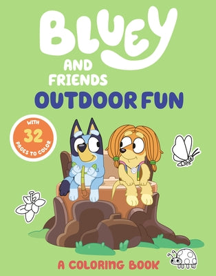 Bluey and Friends: Outdoor Fun: A Coloring Book by Penguin Young Readers Licenses