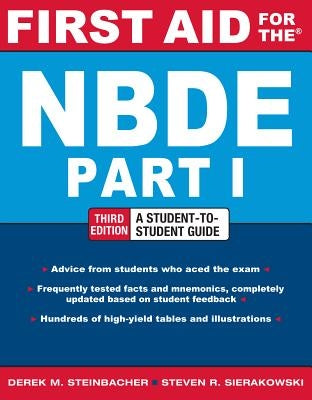 First Aid for the Nbde Part 1, Third Edition by Steinbacher, Derek M.