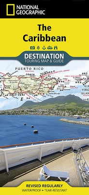 Caribbean Map by National Geographic Maps