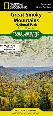 Great Smoky Mountains National Park Map by National Geographic Maps