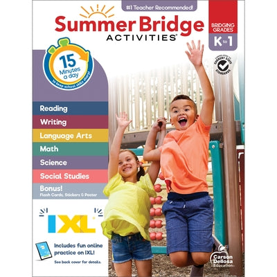 Summer Bridge Activities, Grades K - 1 by Summer Bridge Activities