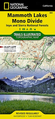 Mammoth Lakes, Mono Divide Map [Inyo and Sierra National Forests] by National Geographic Maps