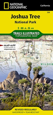 Joshua Tree National Park Map by National Geographic Maps