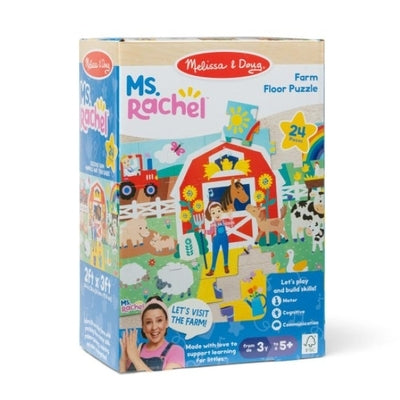 Melissa & Doug Ms. Rachel Floor Puzzle - Farm by 