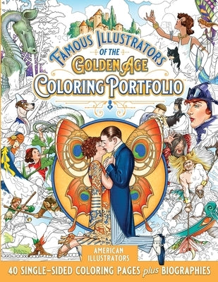 Famous Illustrators of the Golden Age Coloring Portfolio: American Illustrators by Lacey, Joe