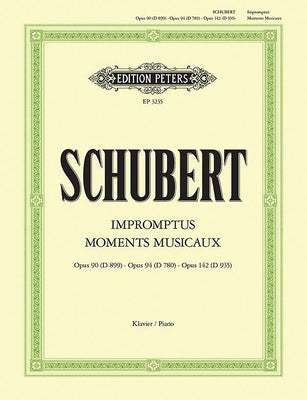 Impromptus and Moments Musicaux for Piano by Schubert, Franz