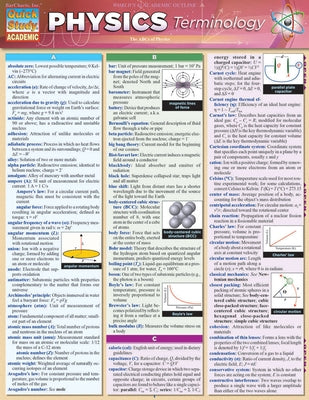 Physics Terminology by Jackson, Mark